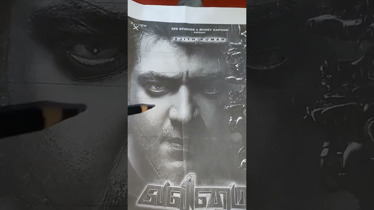 valimai ajith Kumar drawing