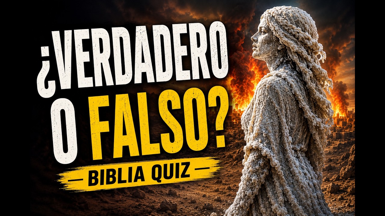 🧠📖 ❓Reto bíblico: verdadero o falso… ¿acertarás todas las preguntas? 😮⏳CUIDADO, ¡no es tan fácil! 📖⚡