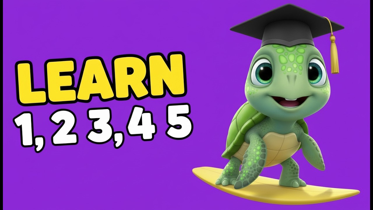 Learn Numbers 1 to 5 with Little Shark 🚀🦈 Rocket Launch Mission!