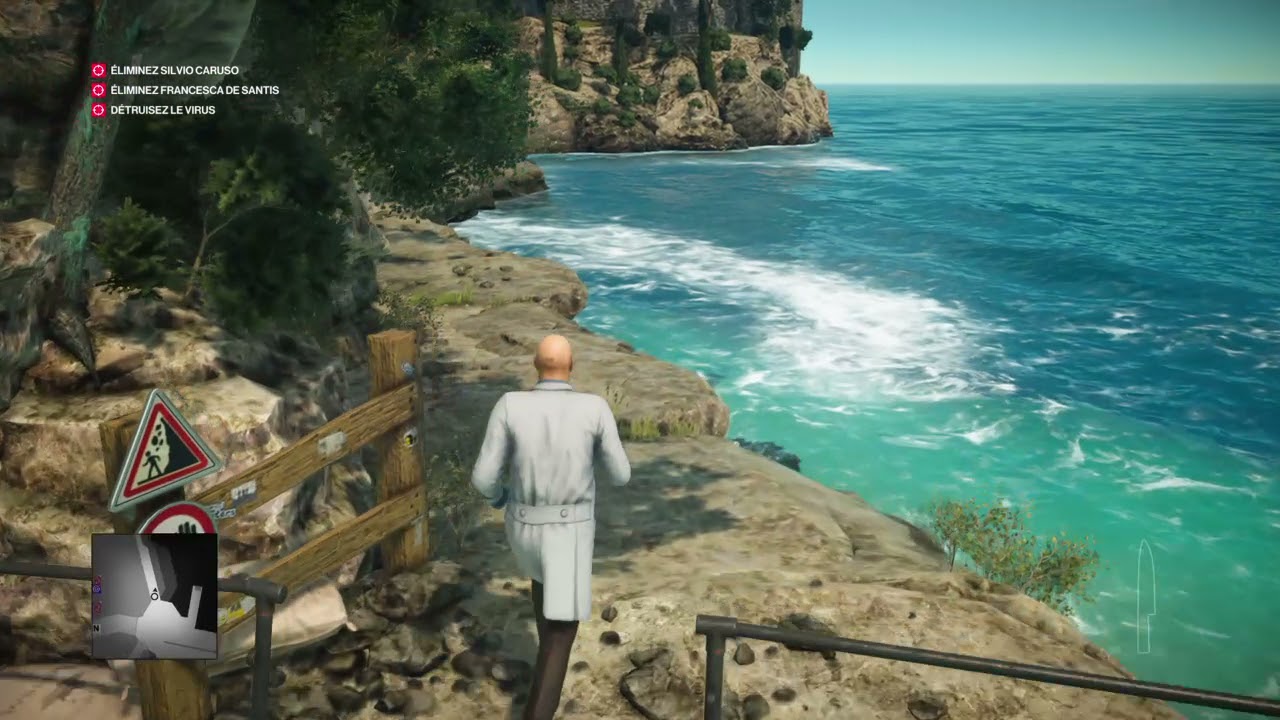 Hitman 2 - Sapienza - Le monde de demain - Éboulement + destruction virus