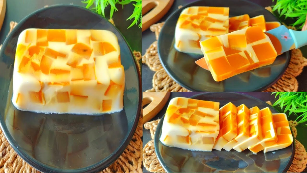 आम के स्वाद से भरपूर मैंगो  पुडिंग | Mango Pudding Recipe - No Bake | Mango Dessert Summer Recipes