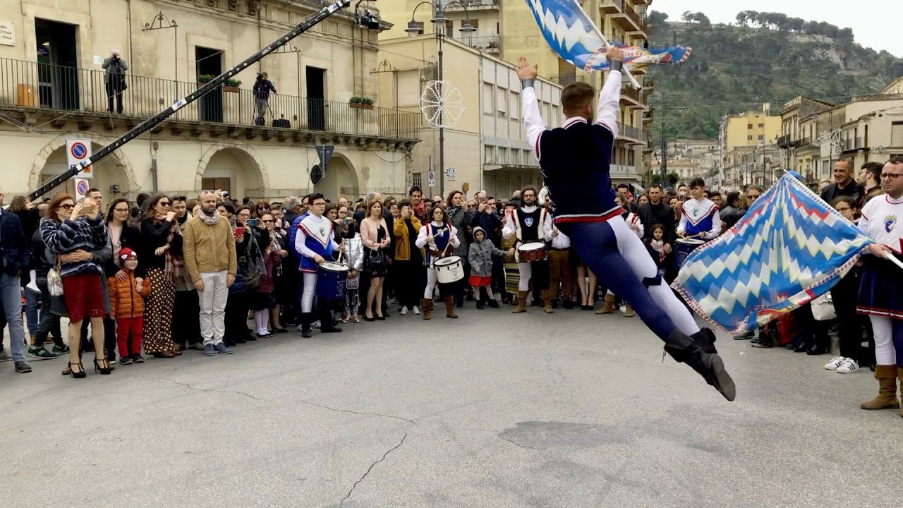 The Flag Throwers of Modica, Italy