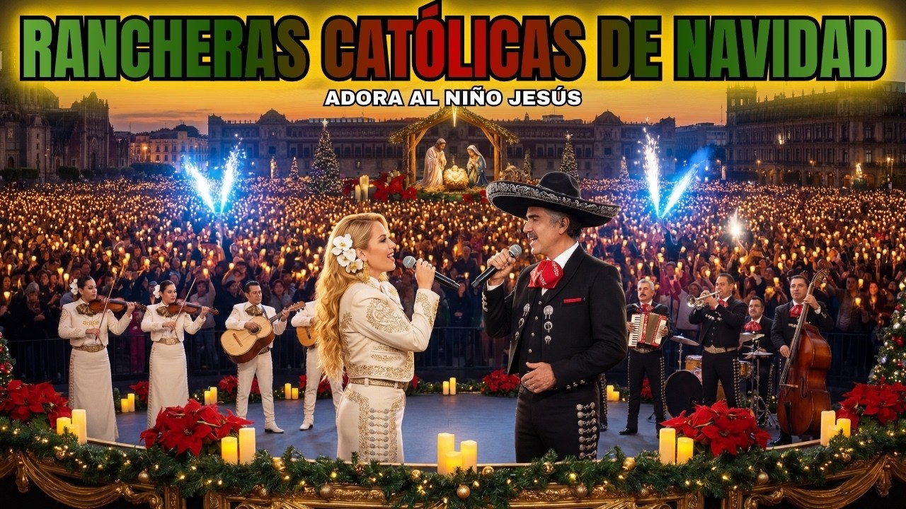 🎄 GRAN CONCIERTO DE RANCHERAS NAVIDEÑAS CATÓLICAS | Mariachi al Niño Jesús