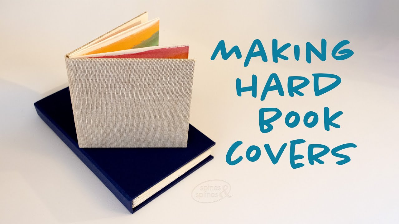 Make a book cover with a hard or soft spine