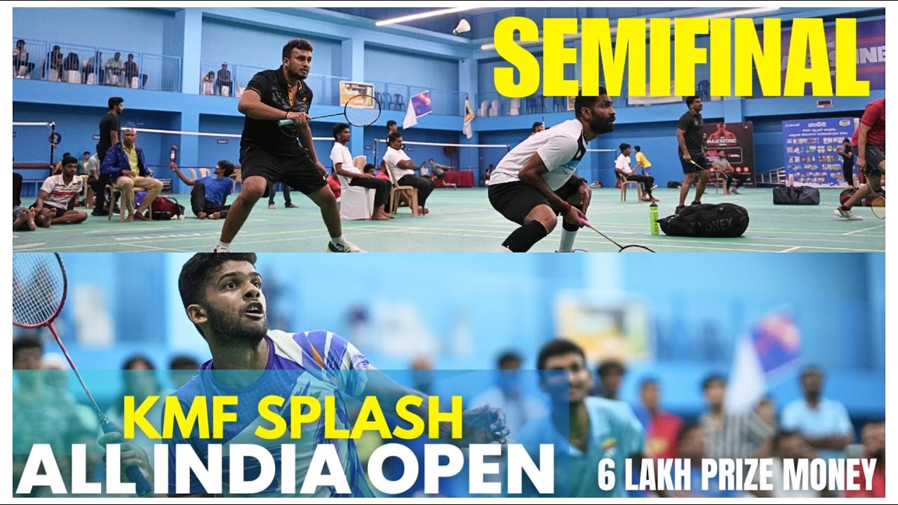 ASHITH SURYA/VAIBHAV VS KAVIN THANGAM/ADITYA DIWAKAR-Nandini KMF SPLASH ALL INDIA OPEN DOUBLES SEMI