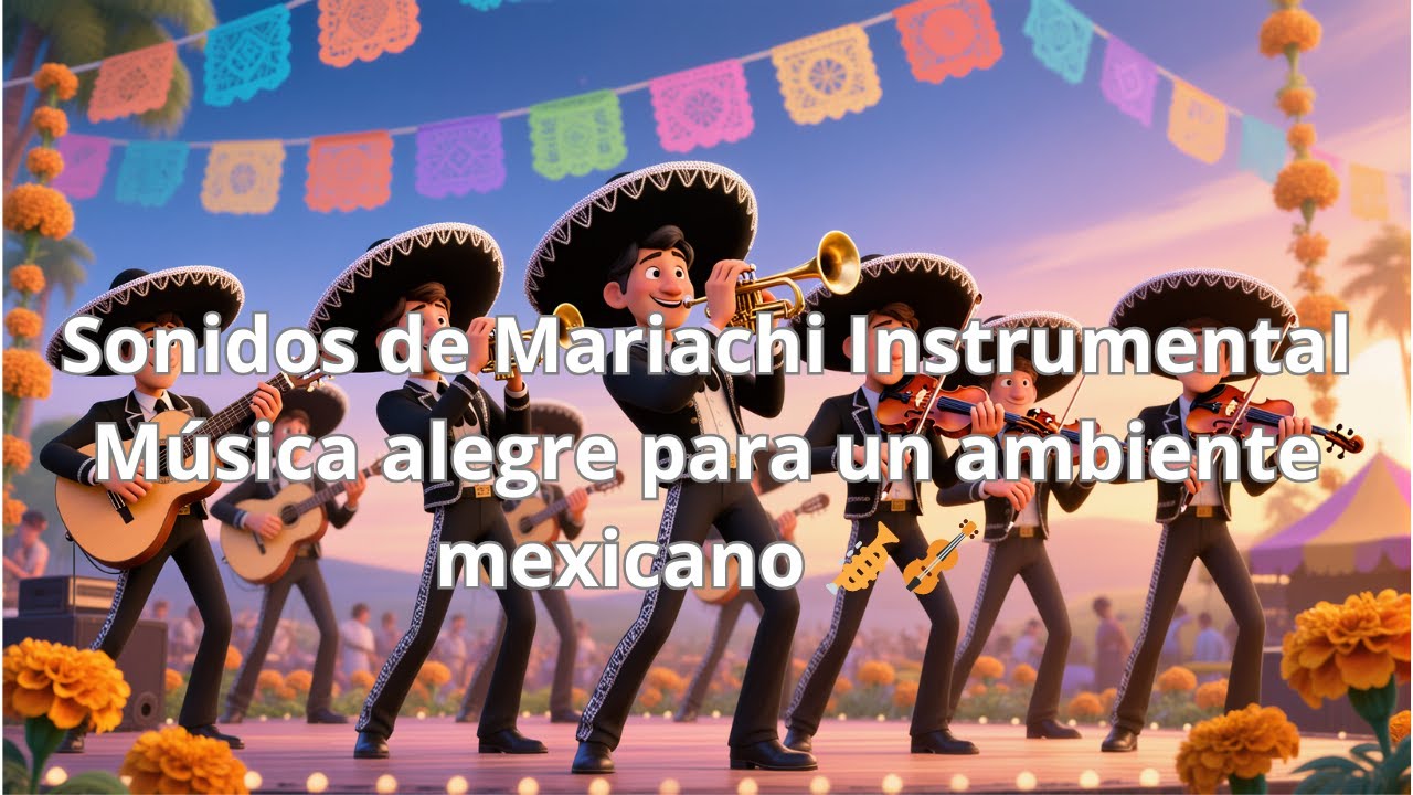 Sonidos de Mariachi Instrumental | Música alegre para un ambiente mexicano