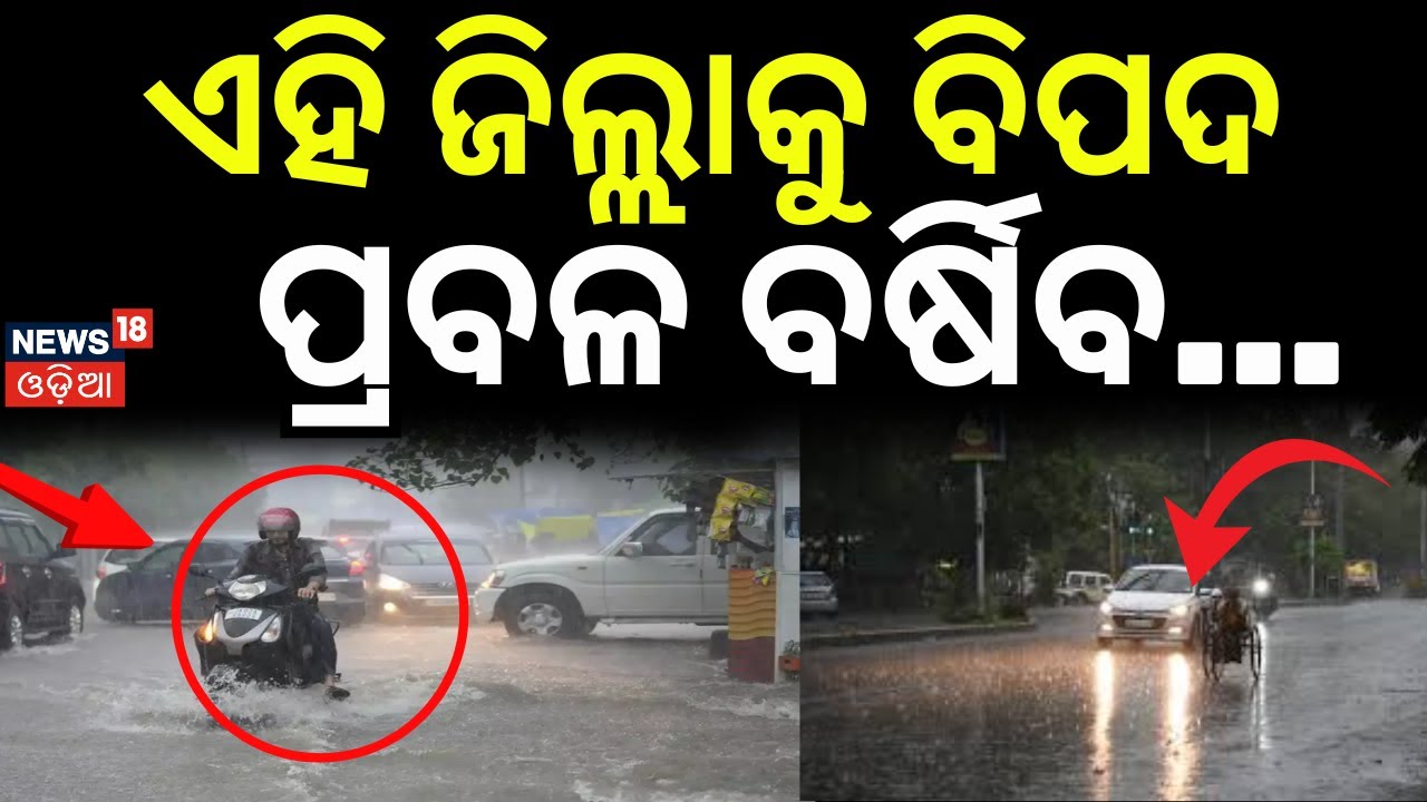 ଏହି ଜିଲ୍ଲାକୁ ଆର୍ଲଟ ! Odisha Weather Alert: Heavy Rain & Thunderstorm Warnings Issued ! Rain Alert