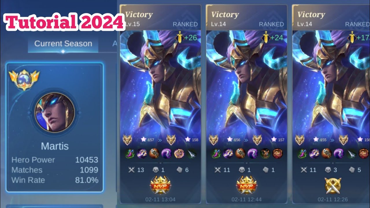 MARTIS BEST BUILD & EMBLEM TUTORIAL 2024 ✅ | MARTIS PRO GANKING & ROTATION, TIPS & TRICKS 2024
