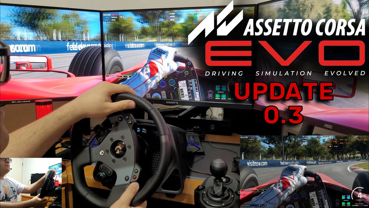 Assetto Corsa EVO 0.3 UPDATE Logitech G PRO Direct Drive
