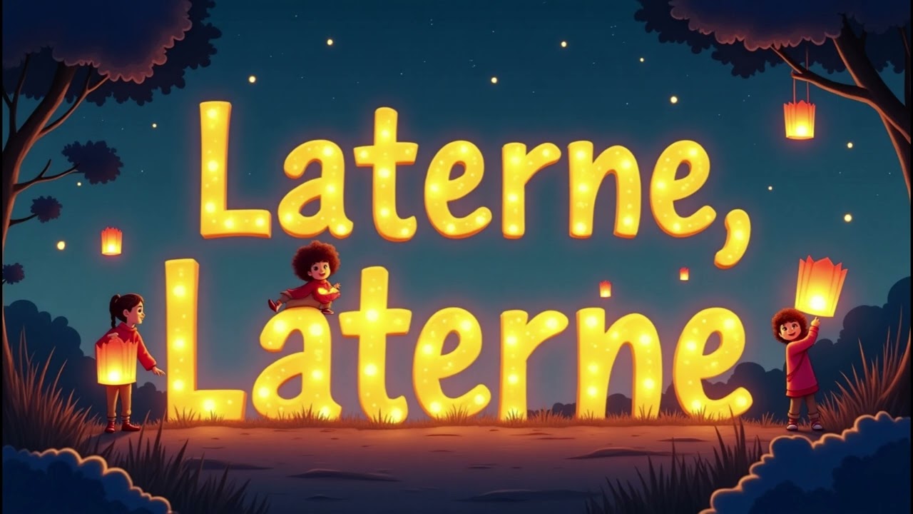 🎵✨ Laterne, Laterne – Lichterzauber in der Nacht ✨🎵von BunteLiederWelt 🌈🎶