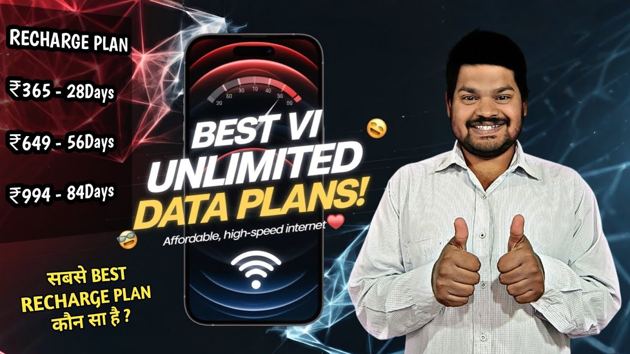 Best Vi Unlimited Data Recharge Plans 🔥 | Save Money & Get Maximum Benefits!