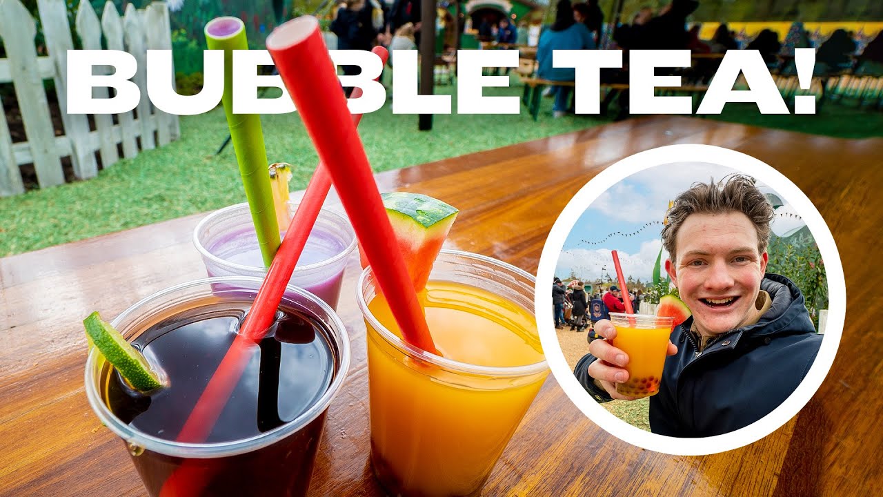 HOE SMAAKT DE BUBBLE TEA UIT DE EFTELING?!🧋 | Bart Baan