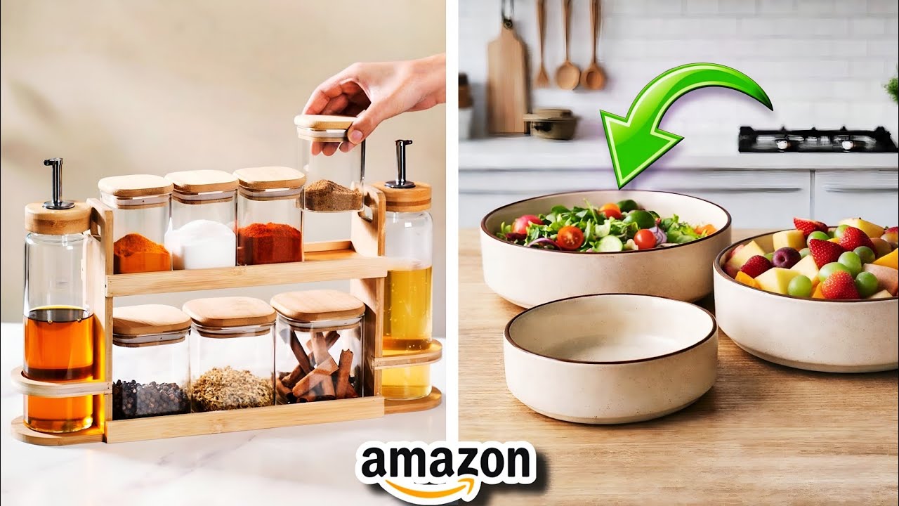 20 New AMAZON FINDS for TINY KITCHEN and Apartments | Smart Space Saving Furniture 2026