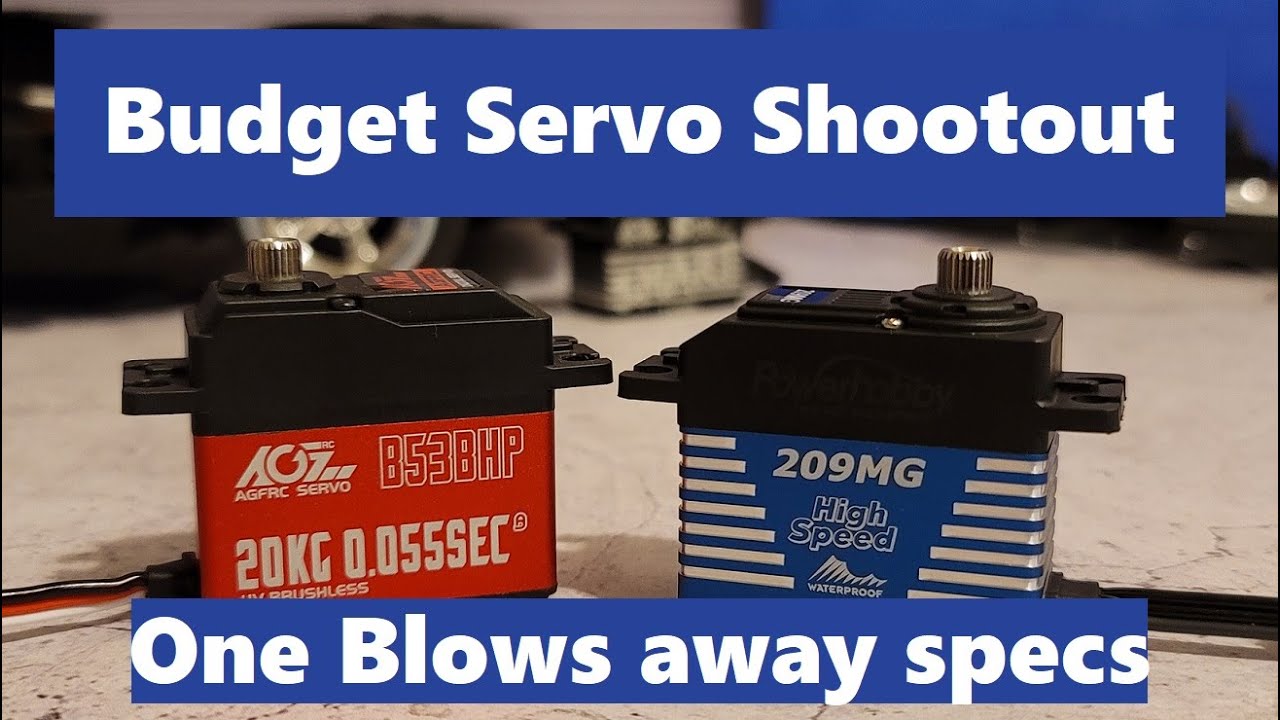 Power Hobby 209MG VS AGF-RC B53BHP Budget Servo Shootout