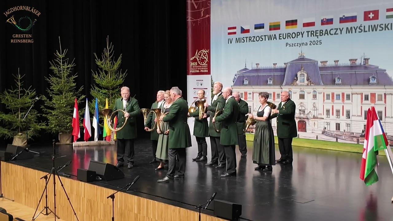 Oberpfälzer Parforcehornbläser - EM2025 - Lesna Fantazja/ Aria Sancti Huberti/ Les Echos du Hunsrück