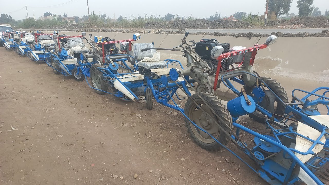 حصادات قمح وتربيط استيرادايطالي مواتيرتركي دينامو مارش وعاده وايطالي ٨ ماكينات والاسعار متفاوته شاهد