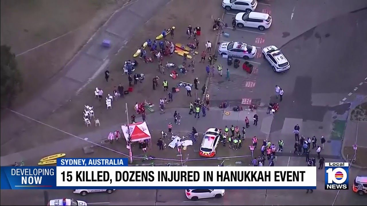 15 killed, dozens injured in Hanukkah event at Sydney beach
