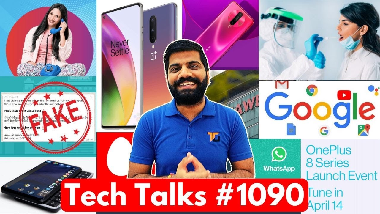 Tech Talks #1090 - Redmi Note 10 5G, PM CARES Fraud, OnePlus 8 India Launch, Home Testing in India