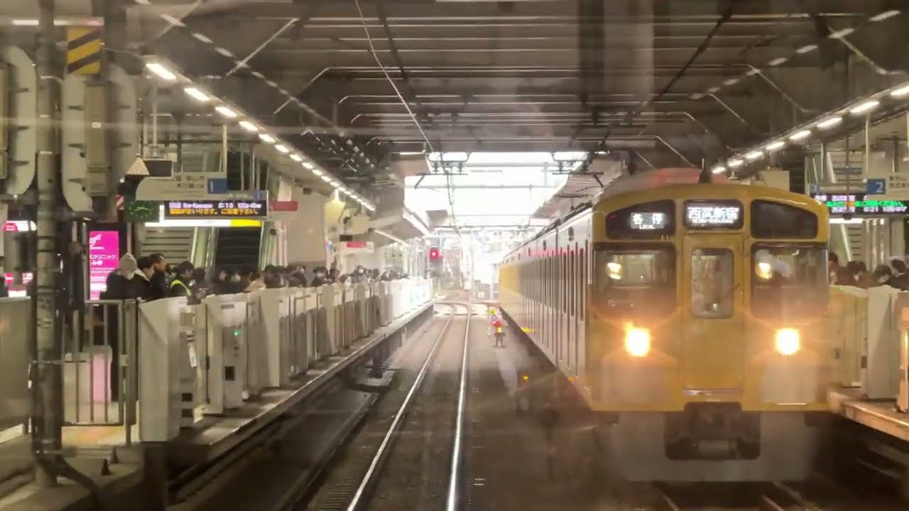 [Front view-4K] Higshimurayama→Tokorozawa (Seibu-shinjuku line - January 11, 2026)