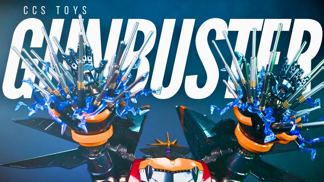 [4K] CCS toys Gunbuster (トップをねらえ!) 35th Anniversary Titanium boy ASMR Action figure review!