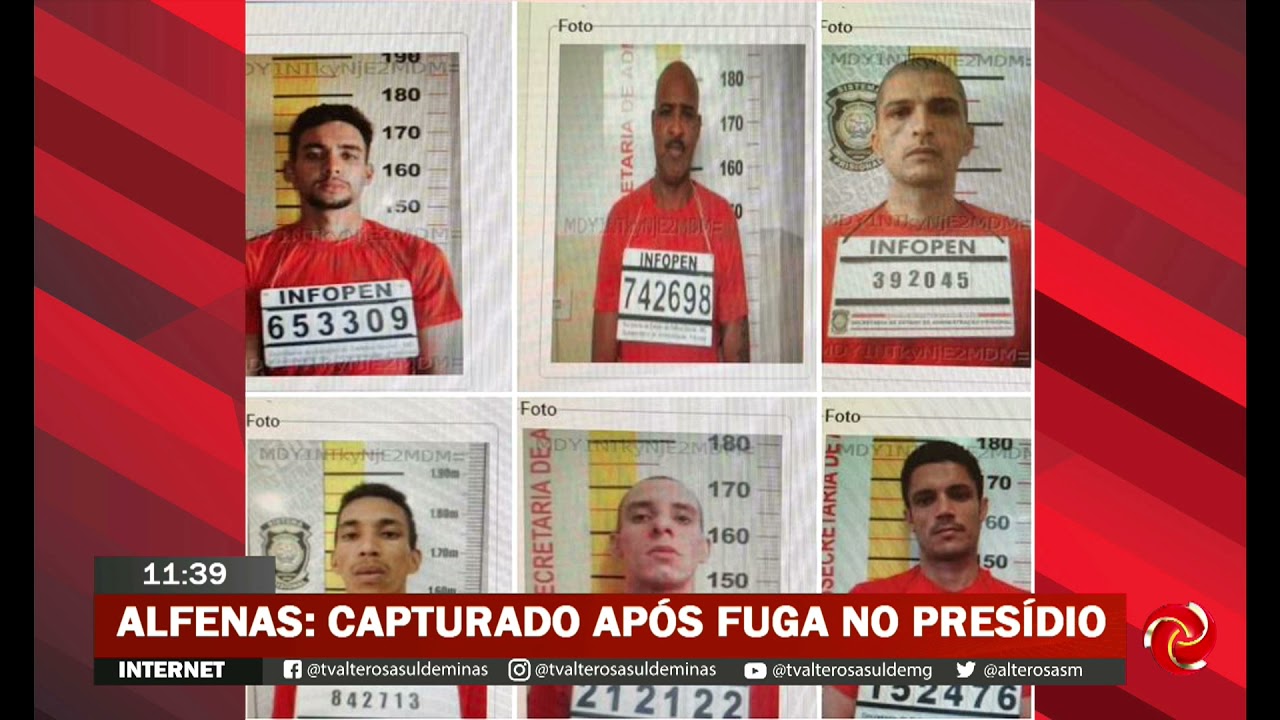Foragido do pres&iacute;dio de Alfenas preso