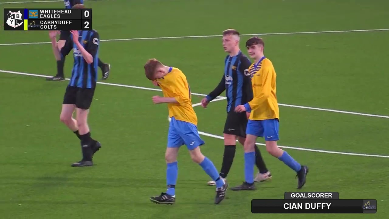 Whitehead Eagles v Carryduff Colts - Under 17 Fourth Division Cup Final - April 2022
