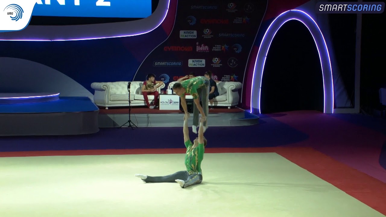 Tim SEBASTIAN & Michail KRAFT (GER) - 2019 Acro European Champions, balance