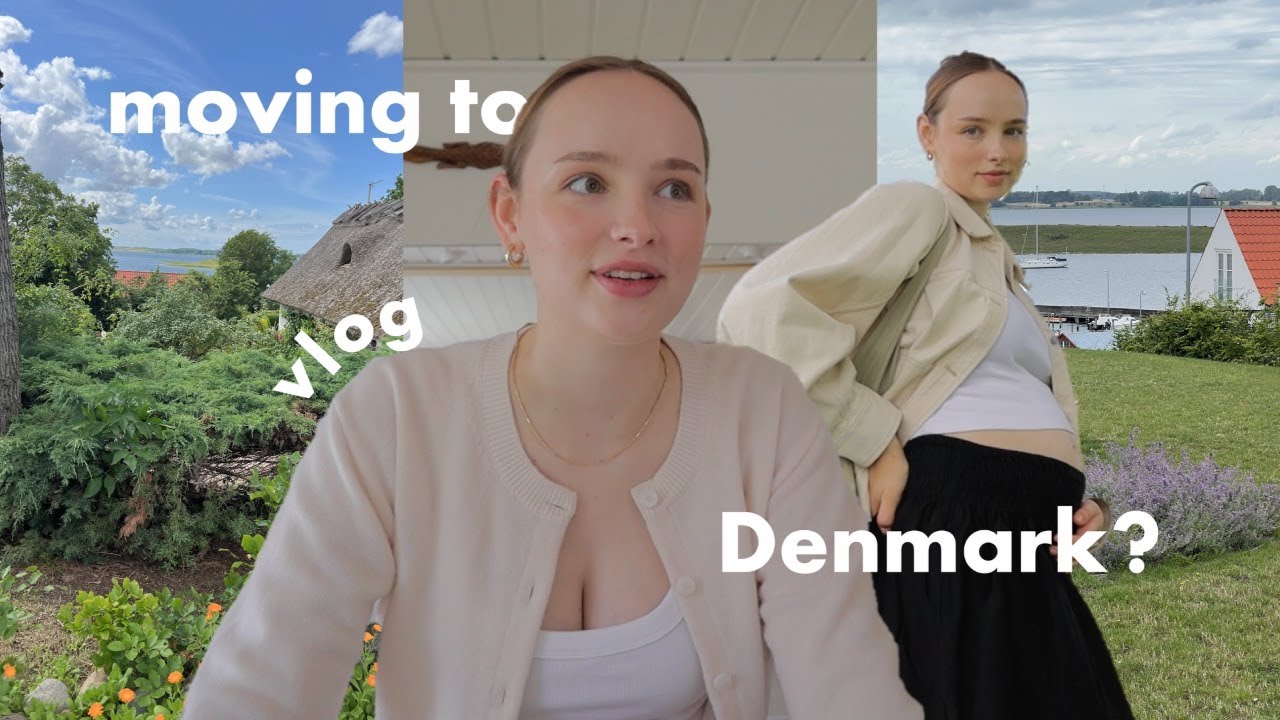 pregnancy vlog ✨ moving to Denmark, when & why, home for the last time before baby
