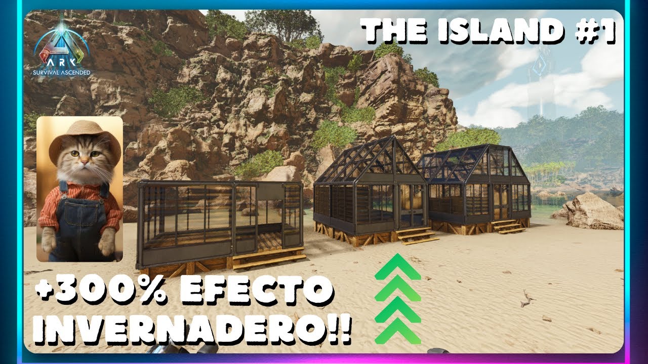 INVERNADERO EFECTIVO Y ECONÓMICO PARA PRINCIPIANTES | ARK TUTORIAL