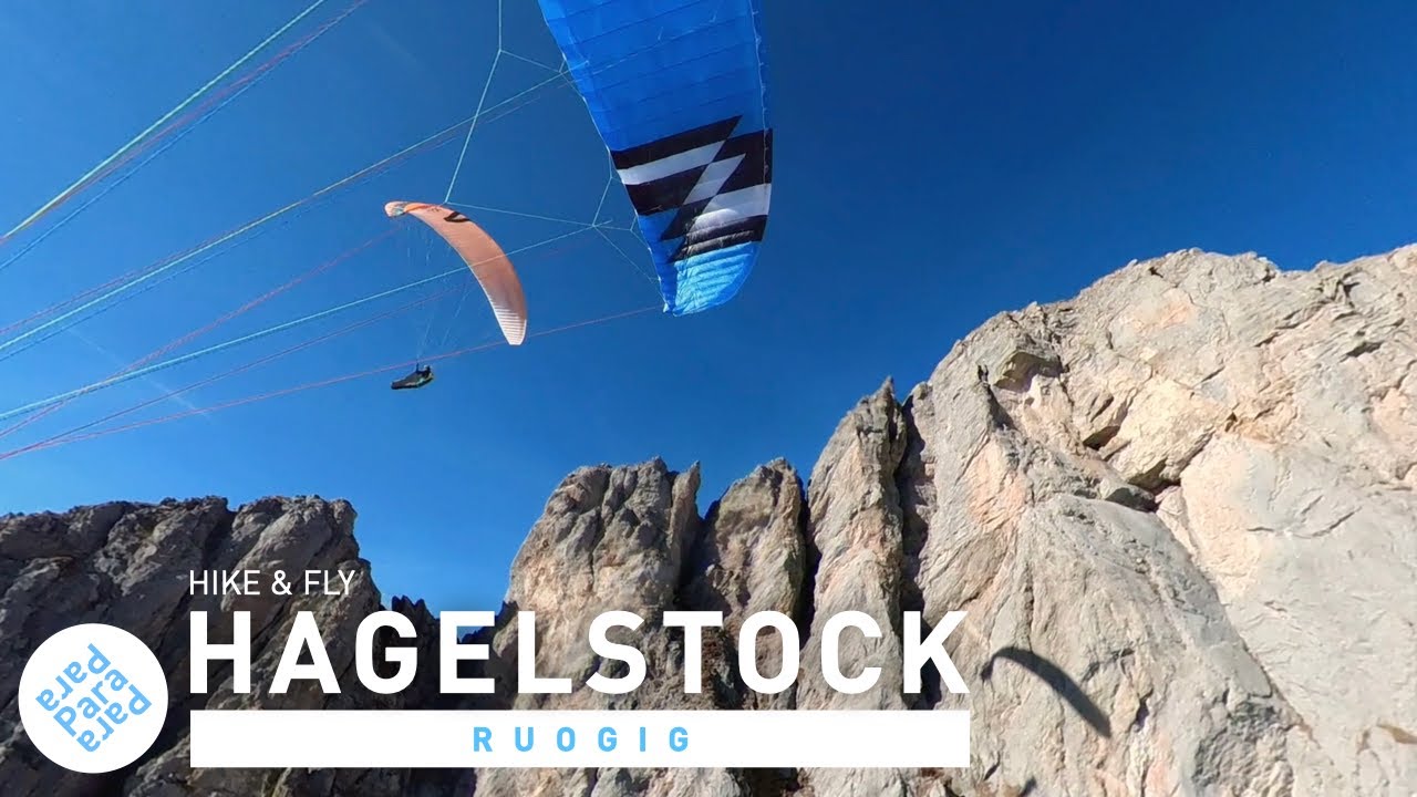 Hike & Fly from Eggberge(1450m) to Hagelstock(2100m) to Ruogig(1730m), Switzerland, November 2021