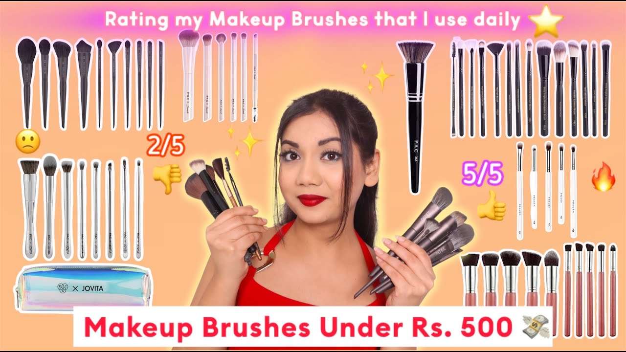 Best Makeup Brush Set Under Rs. 500 || Makeup Brushes for Beginners