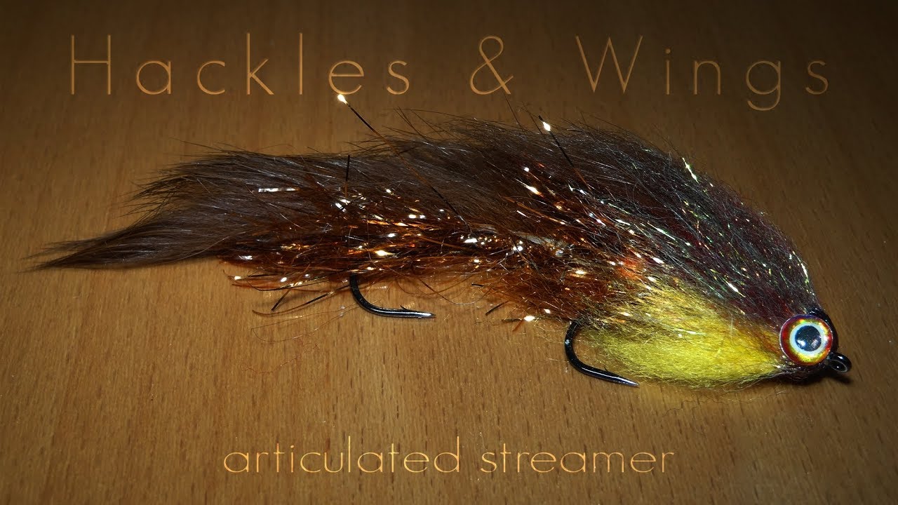 Fly Tying Articulated Streamer | Hackles & Wings