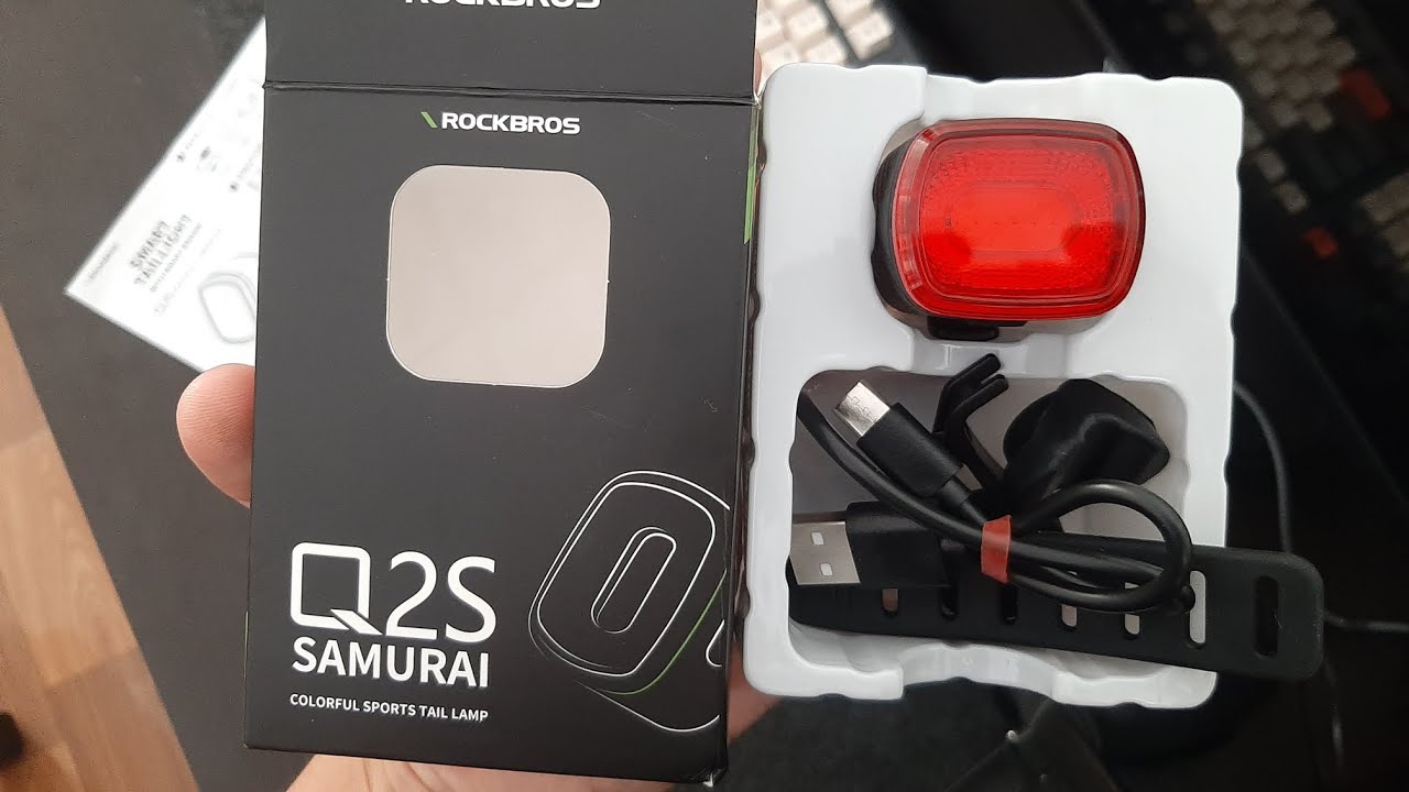 Review Đèn Xe Đạp Rockbros Q2S Samurai Có Cảm Biến Phanh