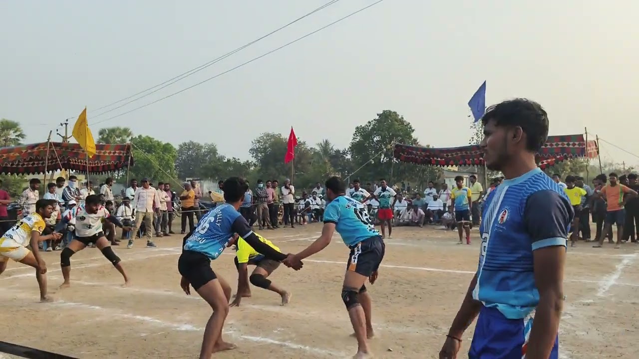 Gamponigudem 🆚 mahabub palli   Kabaddi match  part 1