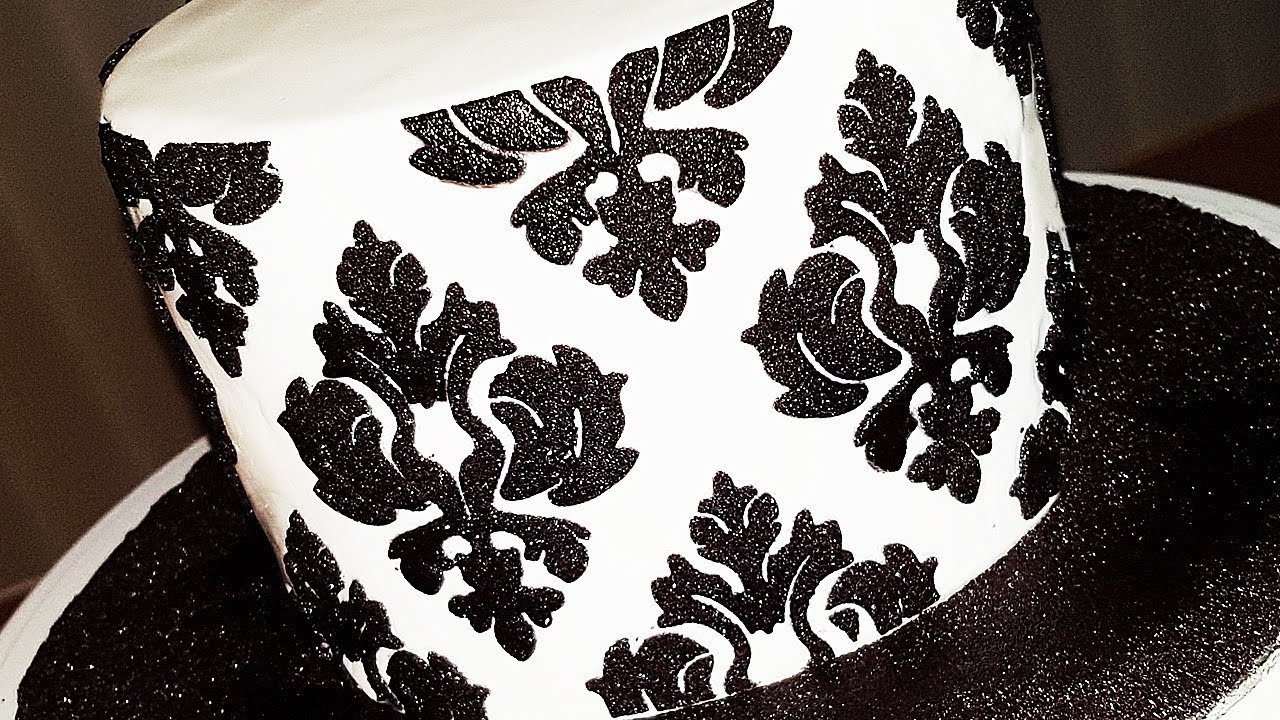 Sugar Sheet |TECHNIQUE| Damask Style - 2020 CAKE TREND