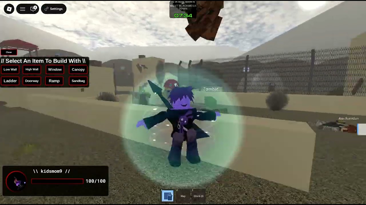 i played boys and girls vs zombies in roblox