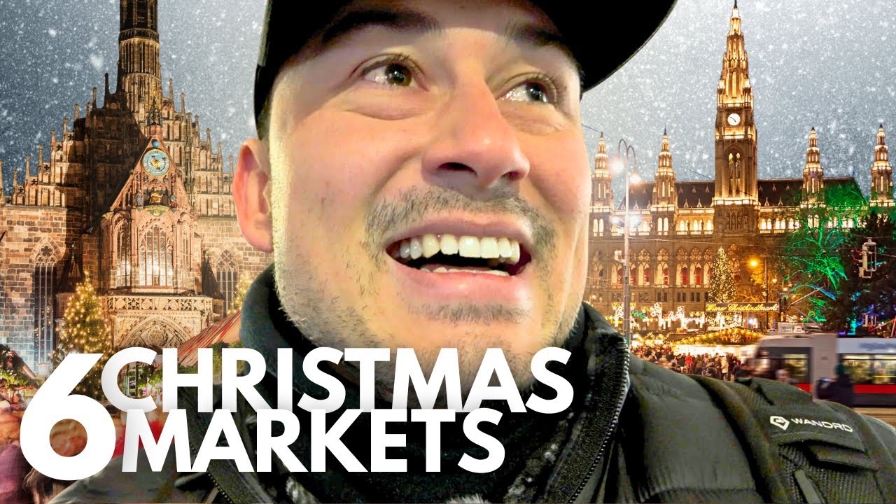 6 Trains to 6 Christmas Markets in Europe (A Christmas Documentary)