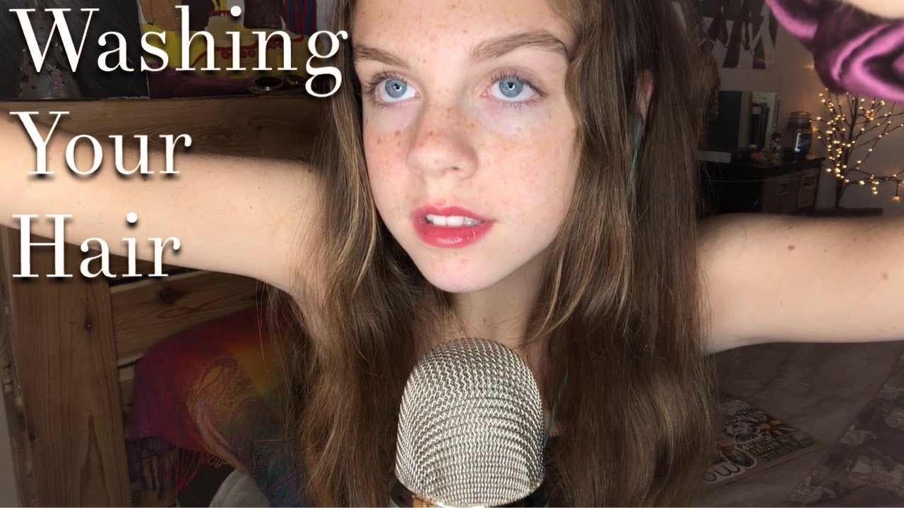 ASMR Washing Your Hair (Shampoo, Conditioner, Personal Attention)