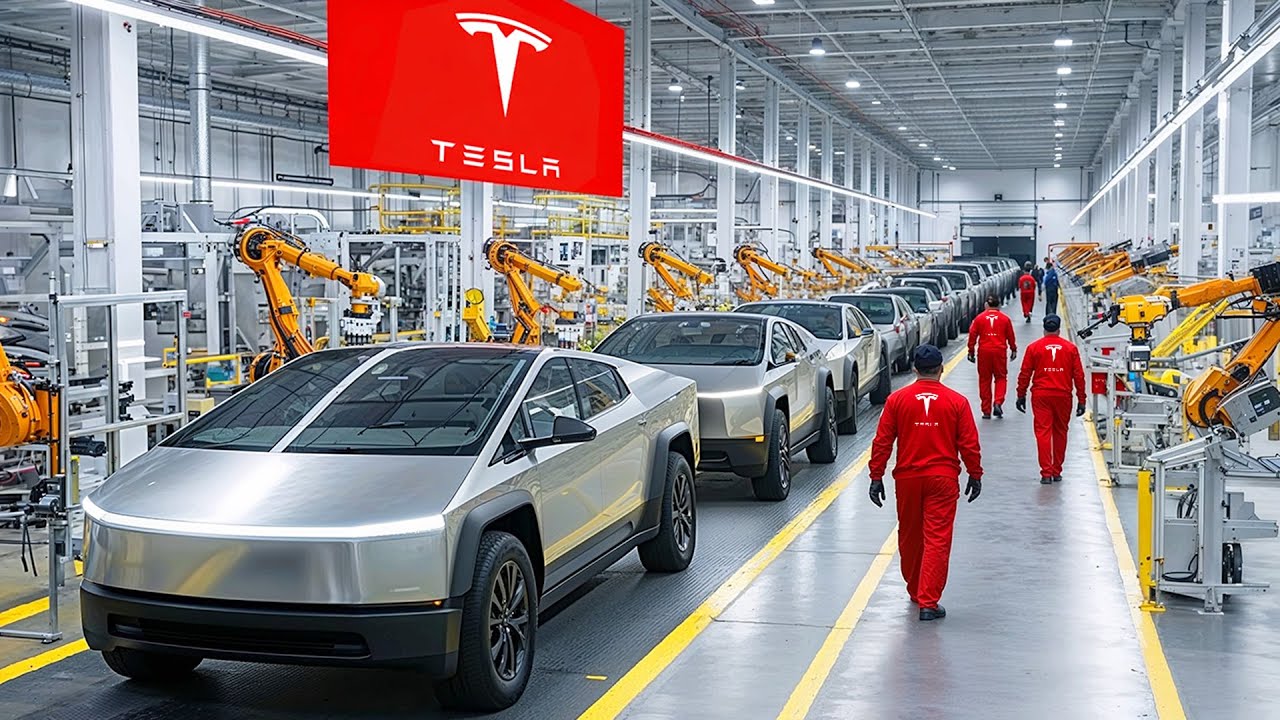 How It's Made: Tesla Cybertruck, Electric Motors, Autopilot