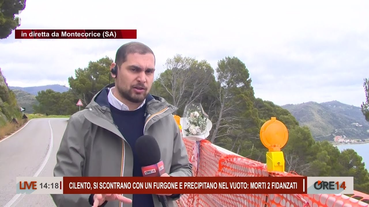 Si scontrano con un furgone e precipitano nel vuoto, morti due fidanzati - Ore 14 del 16/03/2026