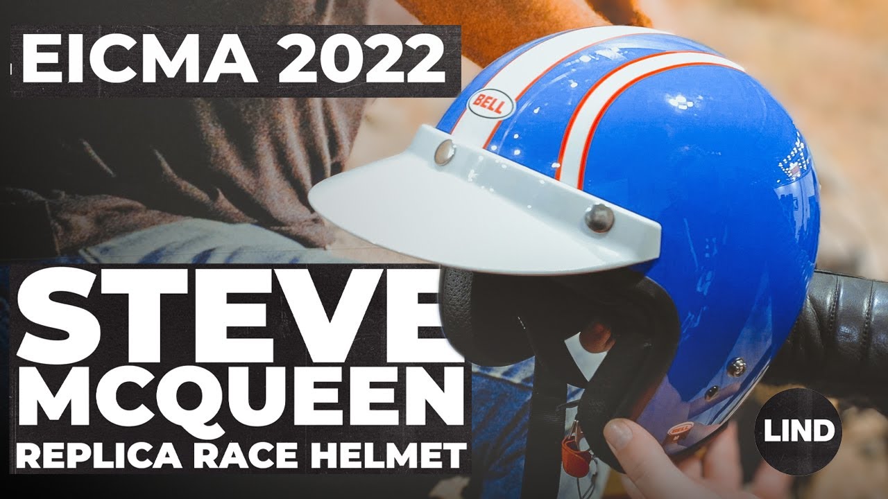 INCREDIBLE NEW Steve McQueen Tribute Helmet From Bell  |  EICMA 2022