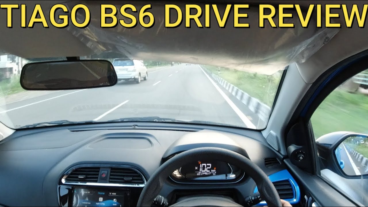 TATA TIAGO BS6 DRIVE REVIEW | PICKUP| ACCLERATION | STEERING WHEEL | HIGHWAY DRIVE PERFORMACE|