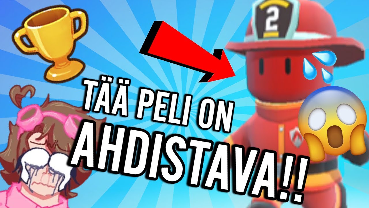 Tää peli oli HAUSKEMPI kuin odotin!! // Myrsem Stumble Guys Suomi