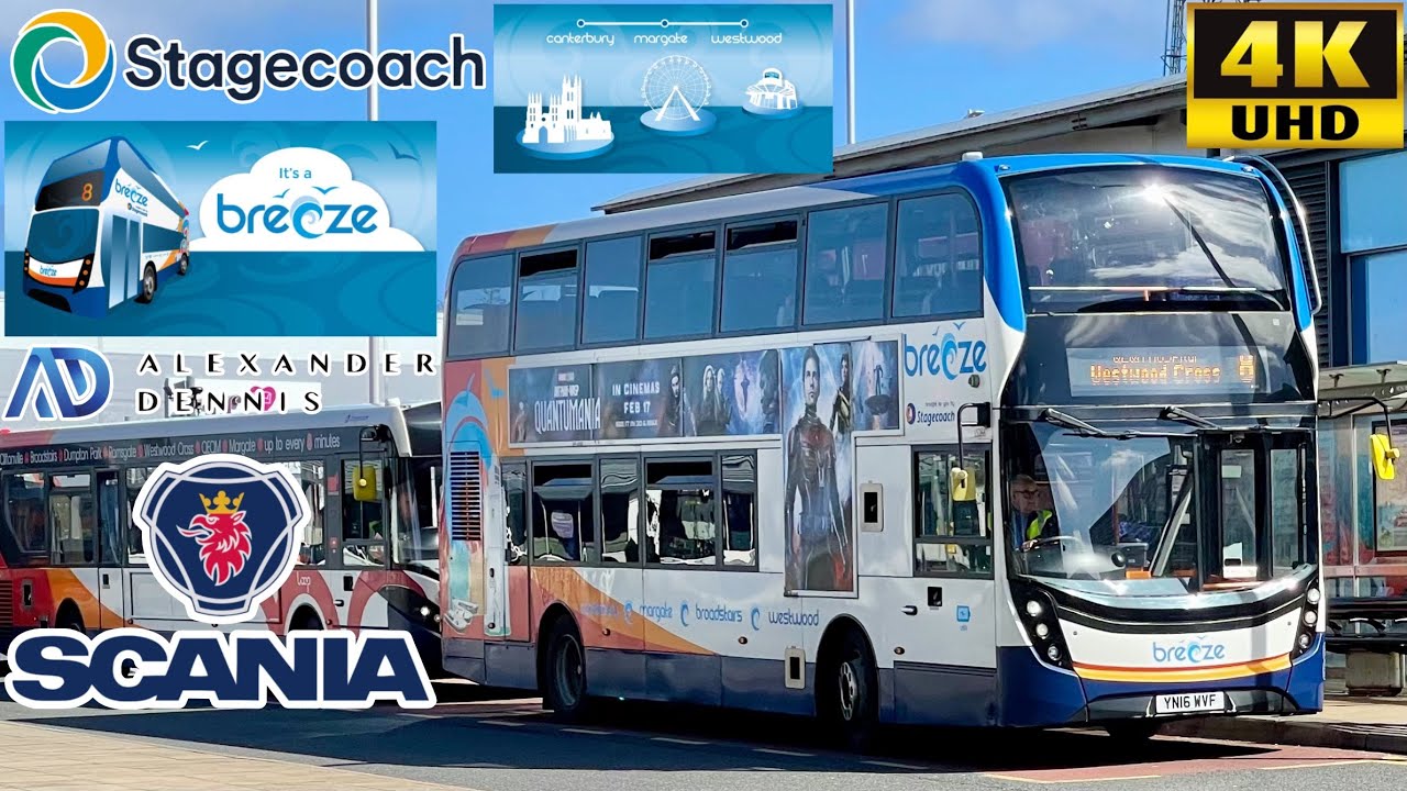 [Stagecoach Kent: Breeze 8 Canterbury to Westwood Cross via Birchington] ADL E400MMC Scania N250UD