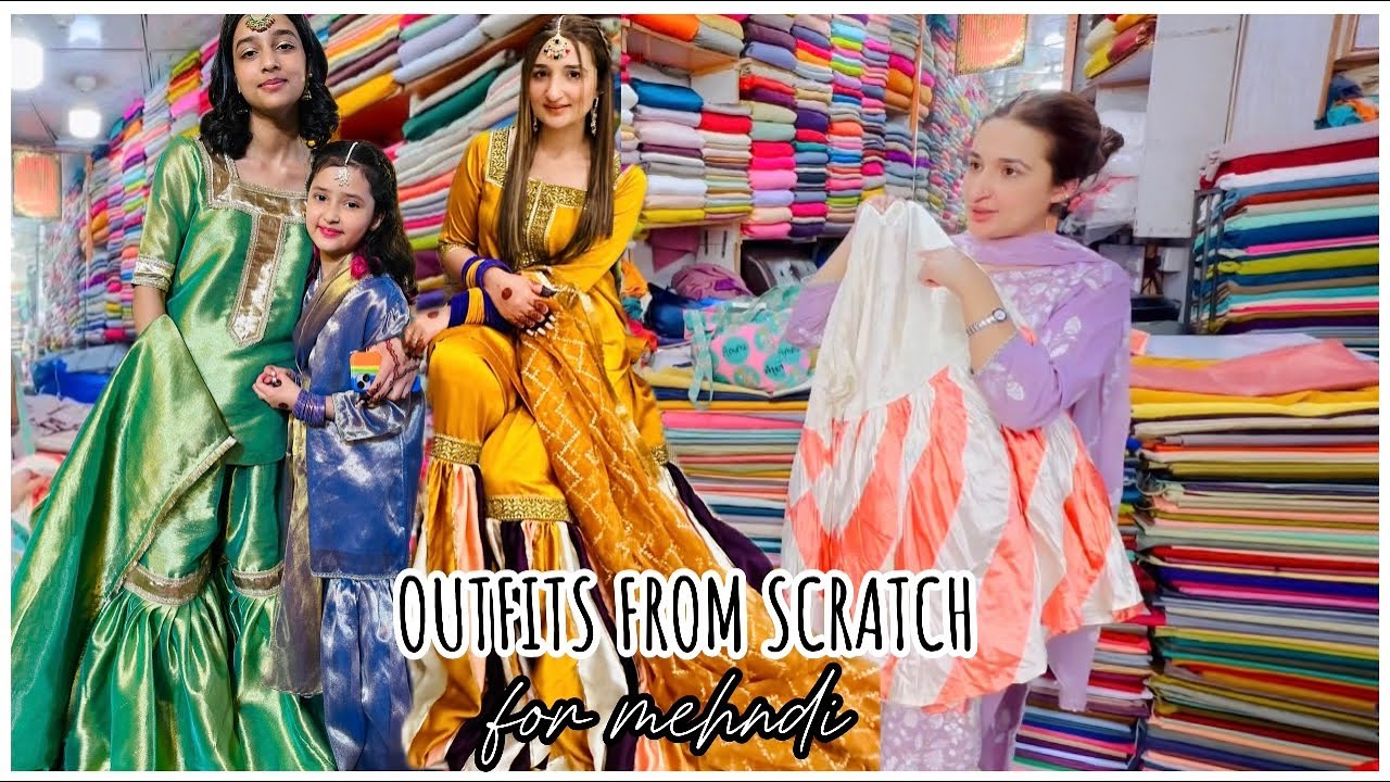 How I Design my outfits from Scratch~Dress Designing~Outfit From Scratch~Local Market