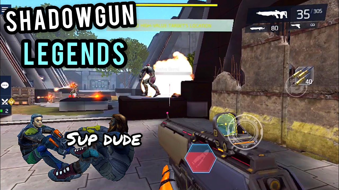 Shadowgun Legends: Playing Coop and Sitting