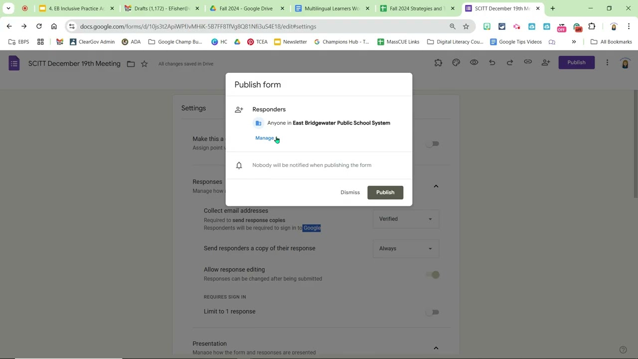 Google Forms Update (BIG) Dec. 2024