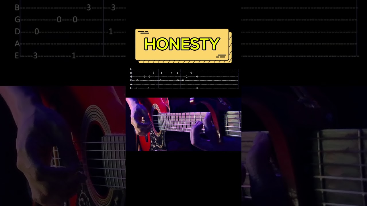 Billy Joel - Honesty Guitar Tutorial