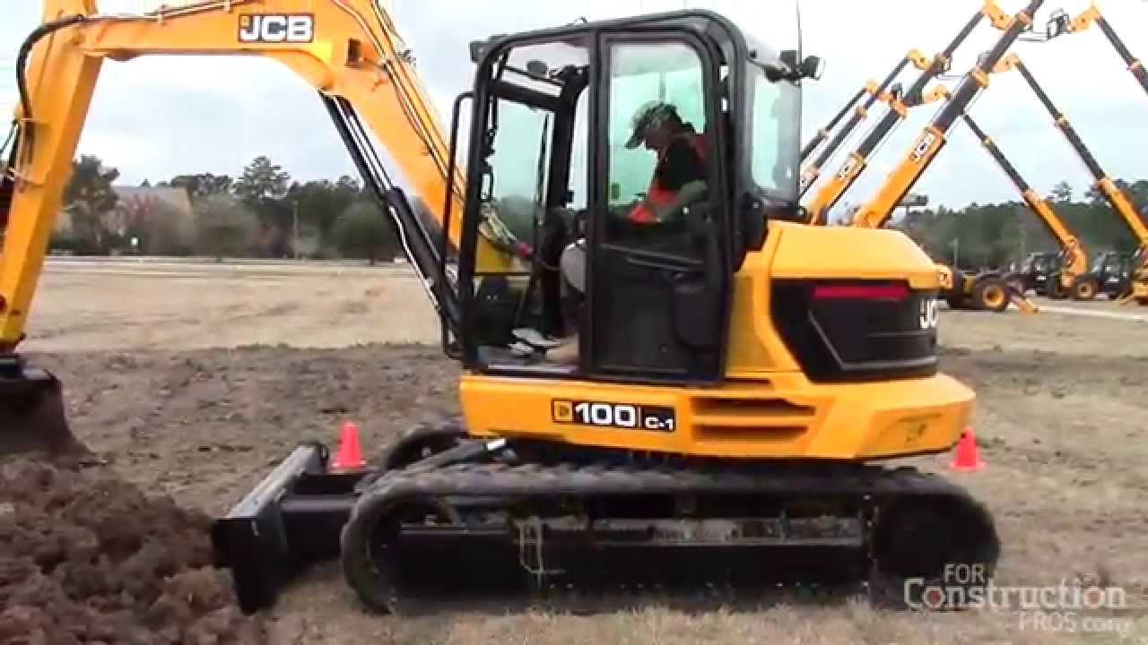 Features of the 10-ton JCB 100 C-1 Compact Excavator