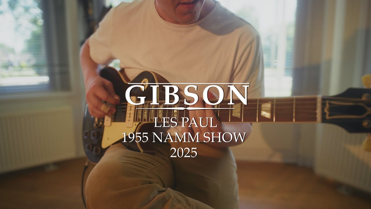 Gibson Les Paul 1955 NAMM Show Commemorative Edition Viceroy Brown played by Maurice van Hoek | Demo